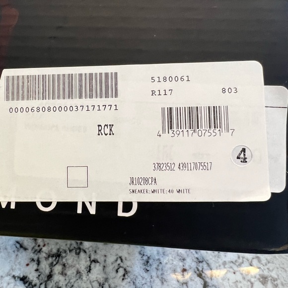 John Richmond studded leather sneaker - Picture 9 of 9